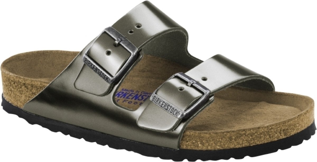 birkenstock arizona anthracite metallic